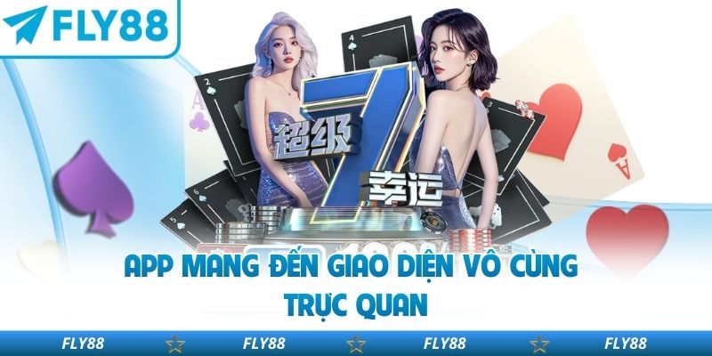 App mang đến giao diện vô cùng trực quan