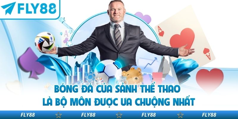 Bóng đá của sảnh thể thao là bộ môn được ưa chuộng nhất
