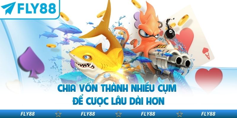 Chia vốn thành nhiều cụm để cược lâu dài hơn